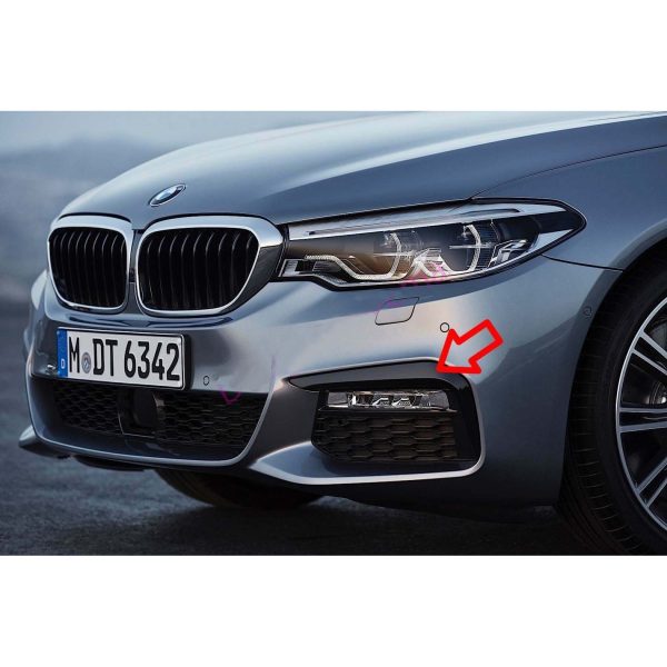 Original BMW G30 M Sport Bumper Black Trim Finisher KIRI 51118064979