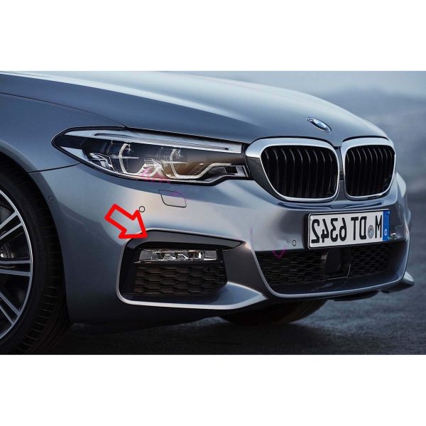 Original BMW G30 M Sport Bumper Black Trim Finisher KANAN 51118064980