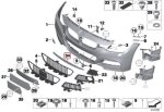 Original BMW F30 Adapter Bawah Bemper Depan M Sport 51118068130 - Image 5