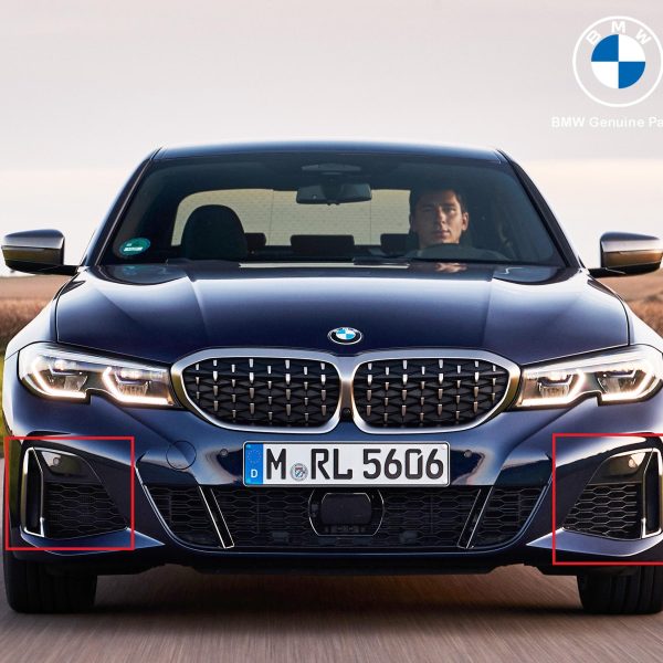 Original BMW G20 G21 Pre-LCI M Sport M340i Style Grill Bemper Fog Light Delete Lampu Kabut SET