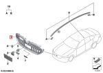 Original BMW G60 520i ICE i5 BEV M Shadowline Grill Gloss Black Iconic Glow - Image 9