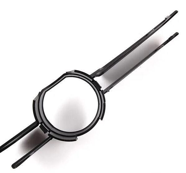 Original BMW E46 Coupe Trim Cover Gril Ring Lampu Kabut Hitam KANAN