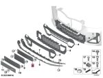 Original BMW U11 X1 ICE iX1 BEV M Sport License Plate Holder Tatakan Plat Nomor Polisi Depan - Image 5