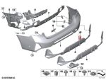 Original BMW G20 G21 LCI Facelift M Sport Towing Eye Cover Bemper Belakang 51125A697D5 - Image 7