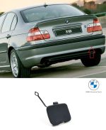 Original BMW E46 M Tech Tow Eye Hook Cover Penutup Mata Derek Bemper Belakang 51127893314