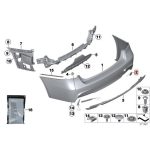 BMW F30 M Sport Tow Eye Cover Derek Bemper Belakang 51128056615 - Image 4