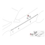 Original BMW E36 E38 E39 E46 Side Moulding Grommet 51131960127 - Image 4