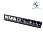 Original BMW E36 M Technic M Tech Logo Lis Emblem Badge Pintu Depan 1 Pasang 51132251378