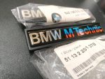 Original BMW E36 M Technic M Tech Logo Lis Emblem Badge Pintu Depan 1 Pasang 51132251378 - Image 4