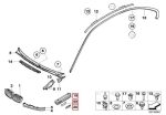 Original BMW E46 M3 Side Fender Grill KIRI 51132694607 - Image 5