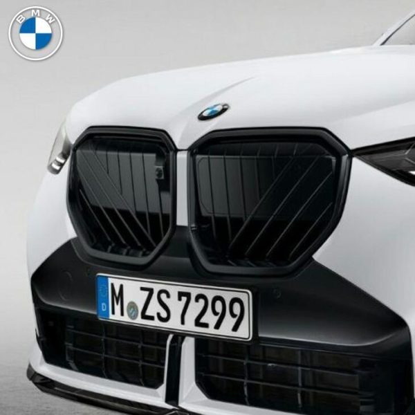 Original BMW G45 X3 M Performance Iconic Glow Sport Kidney Grille Grill Shadowline Gloss Black