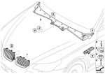 Original BMW E60 Kidney Grill Depan Asli - KANAN 51137027062 - Image 5