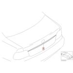 Original BMW E39 Chrome Moulding Trim Handle Bagasi Belakang - Gambar 6