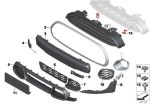 MINI F56 F57 JCW John Cooper Works Front Grill Chilli Red 51137393456 - Image 6