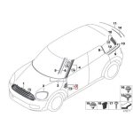 MINI F60 Countryman JCW John Cooper Works Side Scuttle Cover - Gambar 6