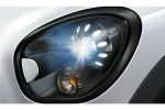 Original MINI F55 F56 F57 Piano Black Headlight Ring Lampu Depan