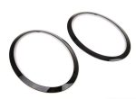 Original MINI F55 F56 F57 Piano Black Headlight Ring Lampu Depan - Image 3