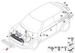 Original MINI F55 F56 F57 Piano Black Headlight Ring Lampu Depan - Image 6