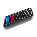 Original BMW G87 M2 LCI Facelift Emblem Badge Kidney Gril Grill Depan Gloss Black - Image 3
