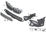 Original BMW M2 CS LCI Sport Tatakan Plat Nopol Depan 51138073514 - Image 3