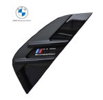 Original BMW G80 G81 M3 Competition Air Breather Trim Cover Fender Emblem Gloss Black DEPAN KIRI 51138076995