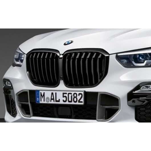 Original BMW G05 X5 G06 Kidney Grill High Gloss Black Hitam