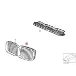 Original BMW E36 Chrome Kidney Grill PRE-FACELIFT KIRI 51138122237 - Image 5