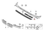 Original BMW E38 Seri 7 Grill Kap Mesin - Gambar 5