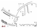 Original BMW E46 Pre-LCI 318I Kidney Grill Gril Depan SET KIRI DAN KANAN 51138208487 51138208488 - Image 5