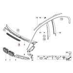 Original BMW E46 325i Pre-LCI Air Inlet Hood Gril Kisi Kap Mesin 51138230237 - Image 5