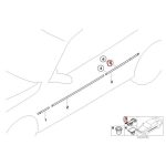 Original BMW E46 Klip Kancing Lis Pintu Strip Clip 51138231130 - Image 3