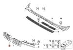 Original BMW E38 Seri 7 Facelift Chrome Kidney Grill Asli - KANAN - Gambar 5