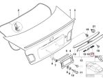 Original BMW E46 Trunk Release Button Cover - Tombol Bagasi Belakang - Gambar 4