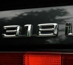 Original BMW E30 318i Badge Emblem Logo Bagasi belakang mobil