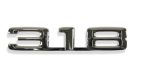 Original BMW E30 318i Badge Emblem Logo Bagasi belakang mobil - Gambar 4