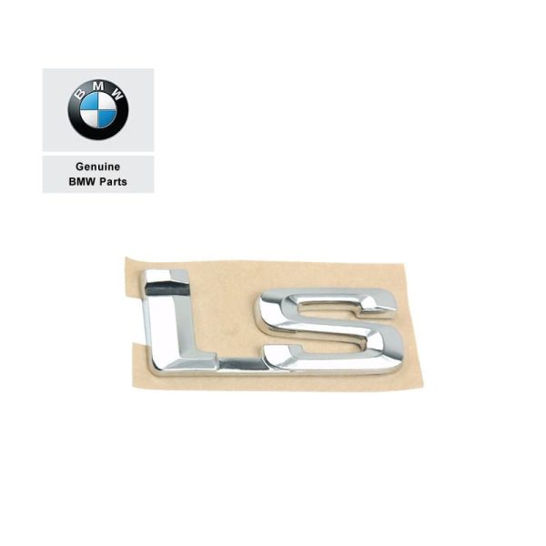 Original BMW E30 " iS " Badge Emblem Bagasi belakang mobil 51141945054