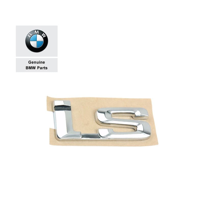 51141945054_A Original BMW E30 " iS " Badge Emblem Bagasi belakang mobil 51141945054 - Image 1