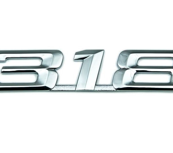 Original BMW E36 318i Badge Emblem Logo Bagasi belakang mobil