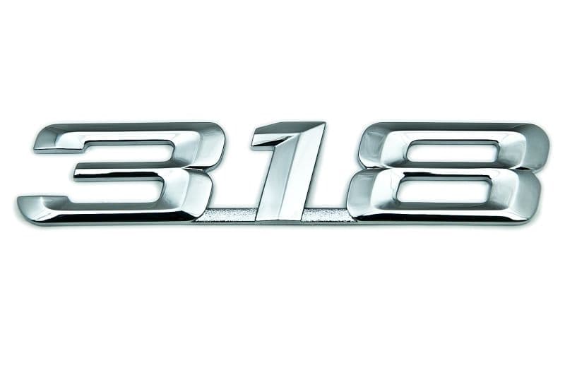 51141960222_A Original BMW E36 318i Badge Emblem Logo Bagasi belakang mobil - Gambar 1