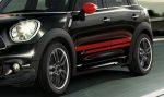 Original MINI Countryman R60 JCW Side Stripes Sticker Decals Chili Red