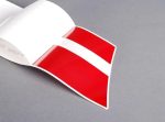 Original MINI Countryman R60 JCW Side Stripes Sticker Decals Chili Red - Image 4