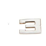 Original BMW M3 Logo 3 Emblem Badge Bagasi Belakang 5142250539 - Image 4