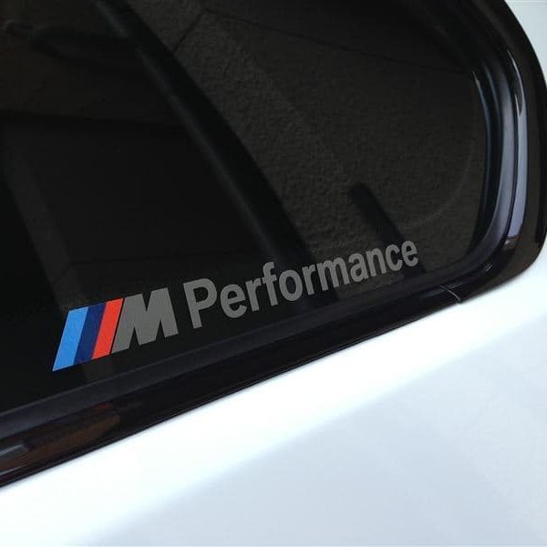2 Pcs Original BMW M Performance Decal Kit Stickers