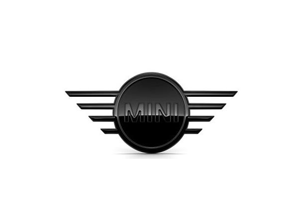 Original MINI Clubman F54 Piano Black Emblem Depan Black Line Hitam 51142465239