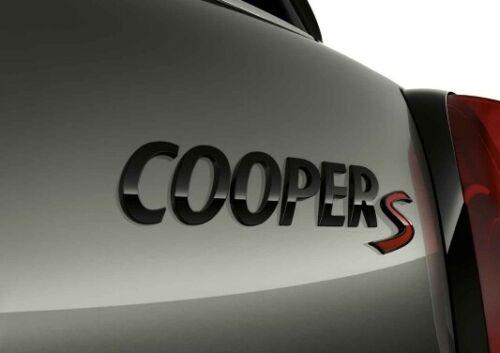 MINI Clubman R55 F54 Cooper S Piano Black Emblem Belakang Hitam