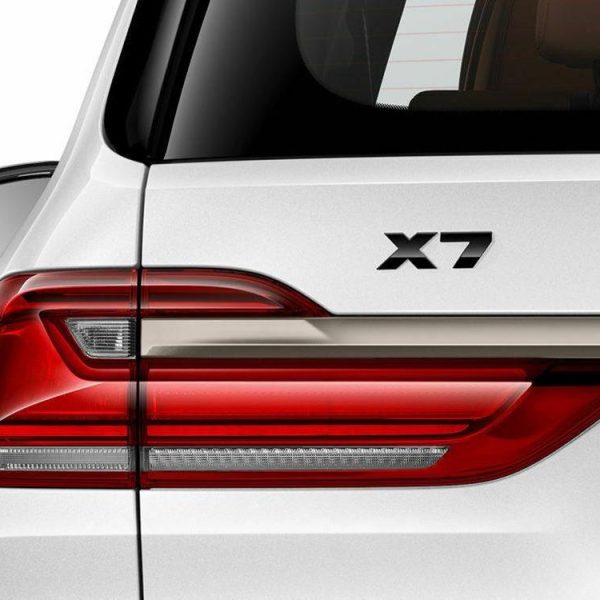 Original BMW G07 X7 Gloss Black Badge Emblem Bagasi Belakang 51142472843