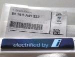 Original BMW G05 X5 Electrified by i Side Emblem Fender Samping Depan - Image 4