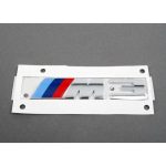 Original BMW F80 M3 Chrome Badge Emblem Bagasi belakang mobil