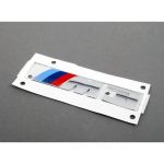 Original BMW F80 M3 Chrome Badge Emblem Bagasi belakang mobil - Gambar 3