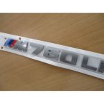 Original BMW G12 M760Li Cerium Grey Emblem Bagasi belakang mobil - Image 5